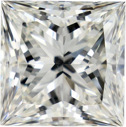 3.17 Carat I SI1 Princess Natural Diamond