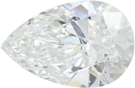 3.19 Carat E VVS2 Pear Lab Diamond