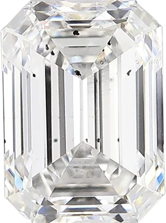 3.21 Carat F si1 Emerald Lab Diamond