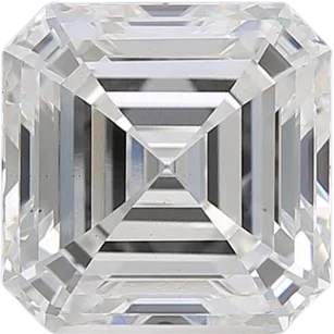 4.09 Carat E VS1 Asscher Lab Diamond