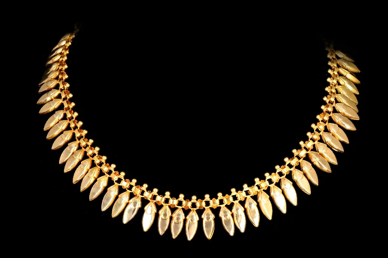 Modern 18K & 21K Yellow Gold Necklace