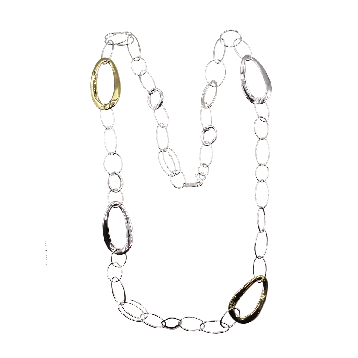 Ippolita Silver and 18K Bonded Gold Chimera Cherish Necklace, 41.5 inch