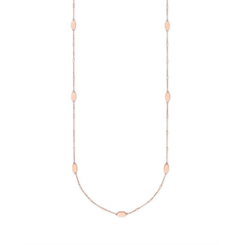 Kendra Scott Franklin Necklace in Rose Gold