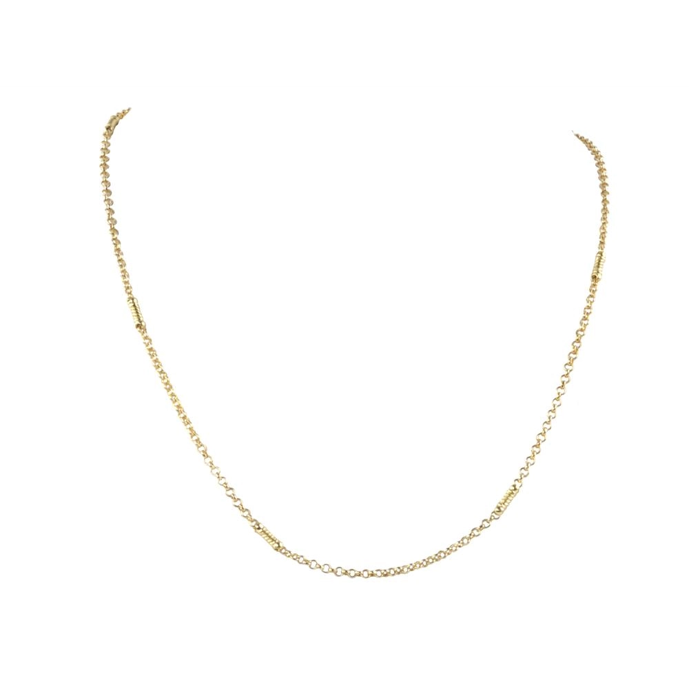 Konstantino Flamenco 18K Yellow Gold Station Necklace, 18 inch