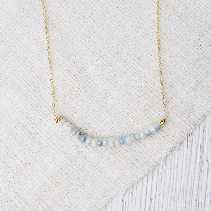 Gold Filled Chain with Gemstone Arc - Silverite