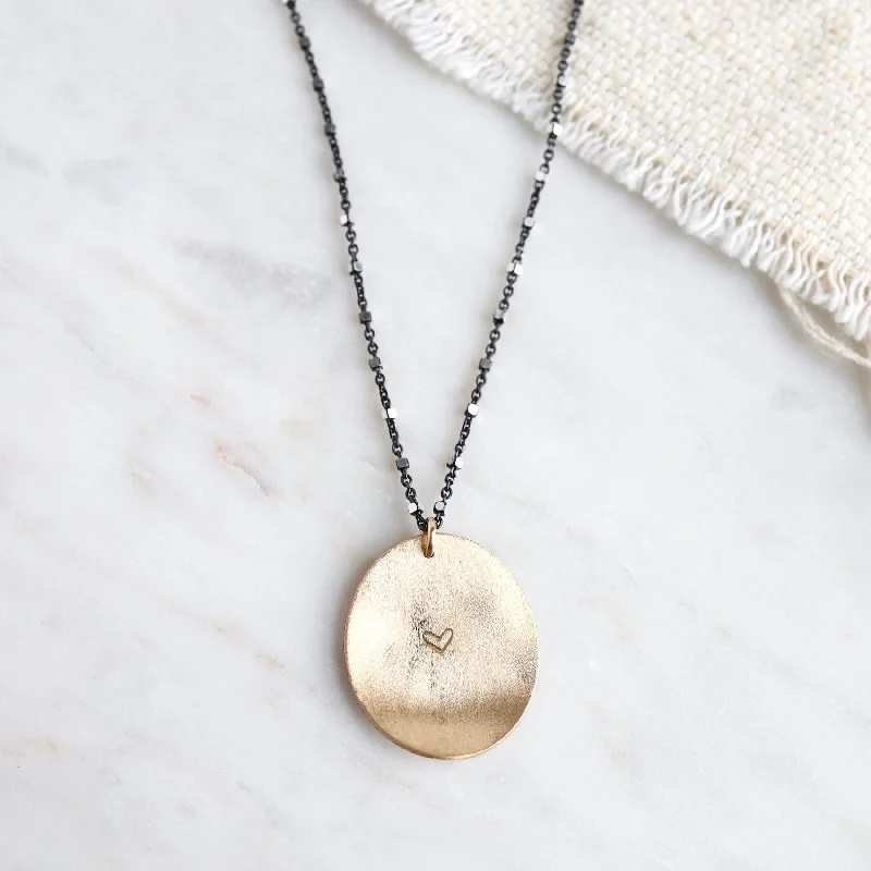 Heart's Crush Gold Necklace