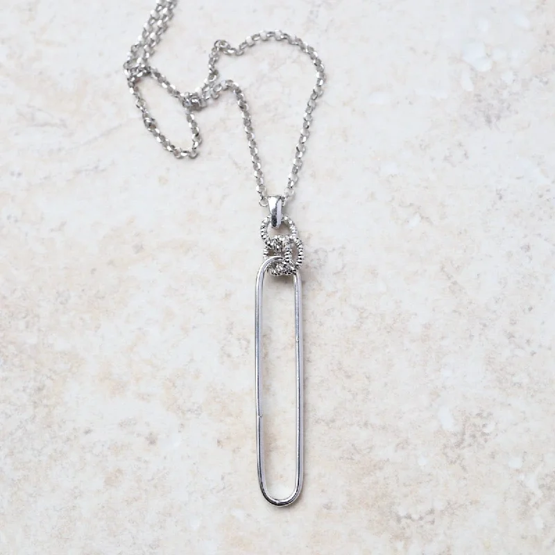 Solo Paperclip Necklace